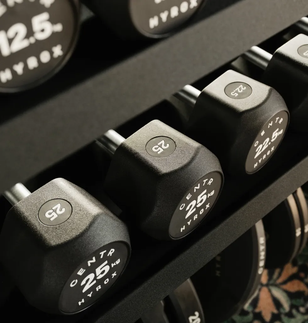 Centr x Hyrox Urethane Hexagon Dumbbell - 17,5 kg