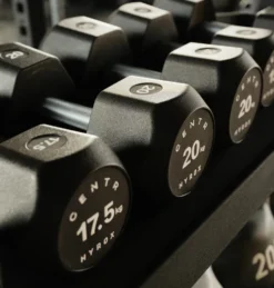 Centr x Hyrox Urethane Hexagon Dumbbell - 15 kg