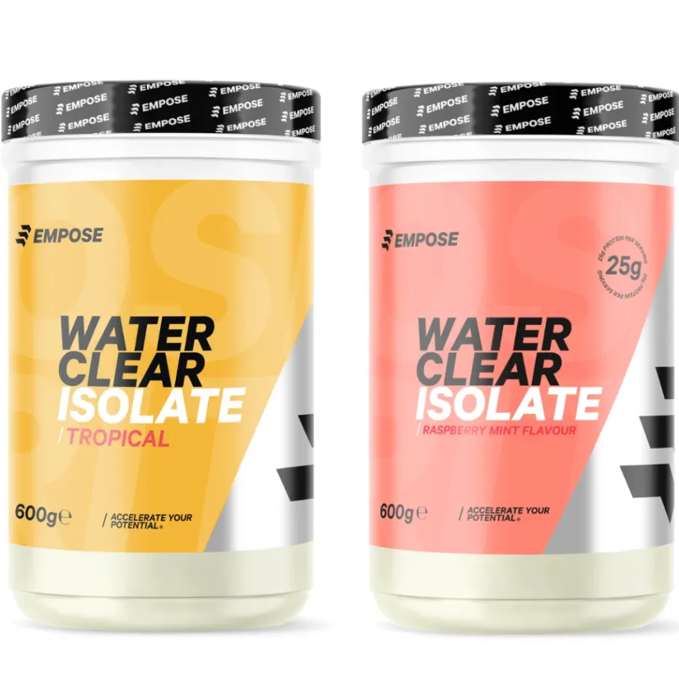Empose Nutrition Water Clear Isolate - Eiwit Poeder - Protein Combi-Deal - Tropical / Raspberry Mint