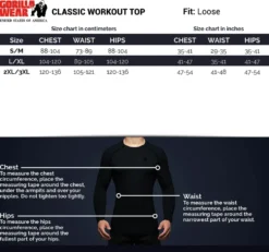 Gorilla Wear Classic Work Out Top - Zwart