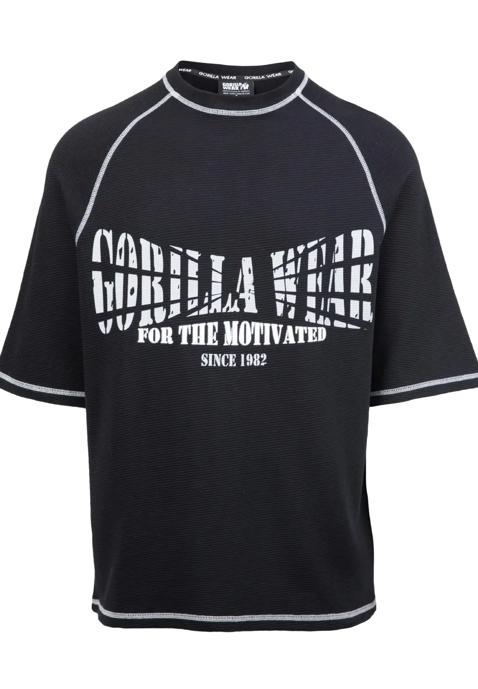 Gorilla Wear Finley Oversized T-shirt - Zwart/Grijs