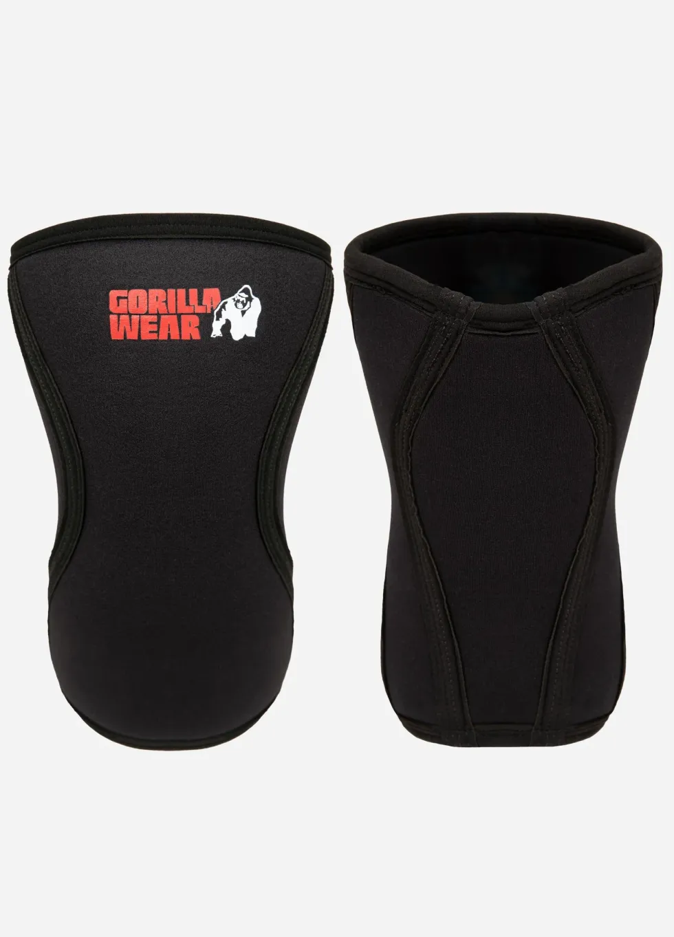Gorilla Wear Knee Sleeves - 7mm - Zwart