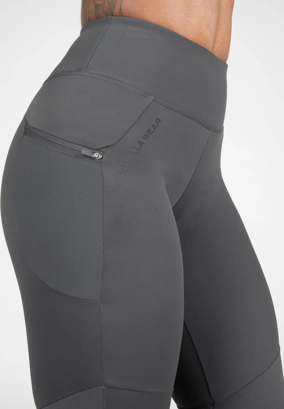 Gorilla Wear Monroe Cropped Leggings - Grijs