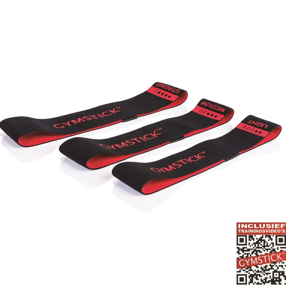 Gymstick Textiel Mini Band - Weerstandsband - Medium - Met Online Trainingsvideo's