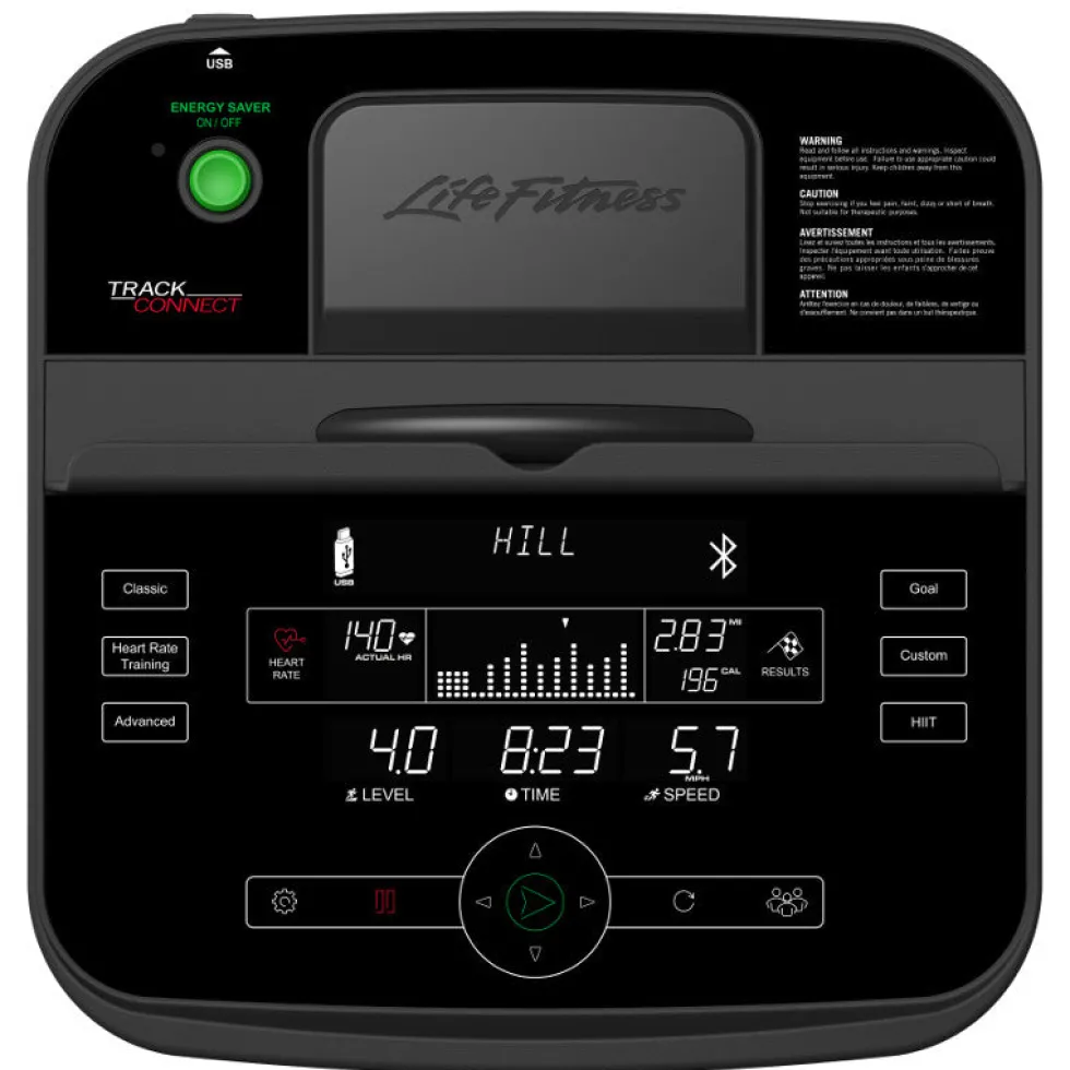Life Fitness RS3 Track Connect Ligfiets