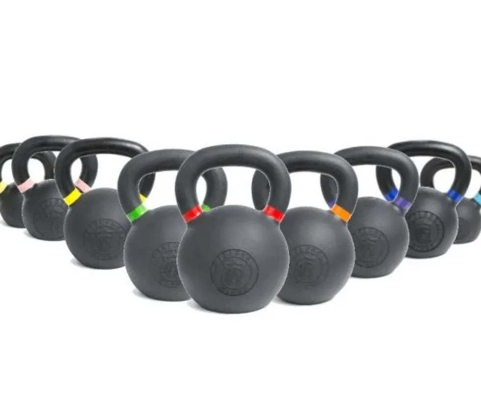 Lifemaxx Crossmaxx Kettlebell - Gietijzer met Poedercoating - 4 kg