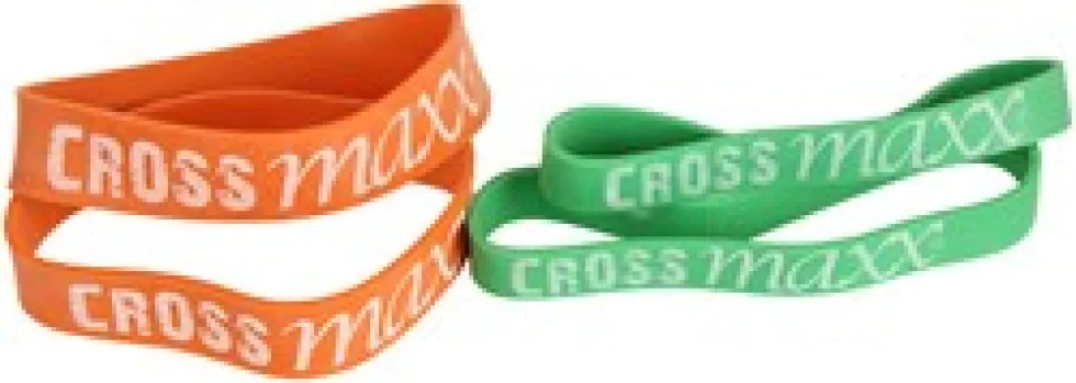 Lifemaxx Crossmaxx Mini Resistance Band - Medium / Sterk - Set van 4
