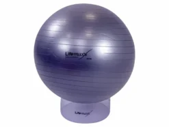 Lifemaxx Gymball - Anti-Burst Fitnessball - 65 cm - Zilver
