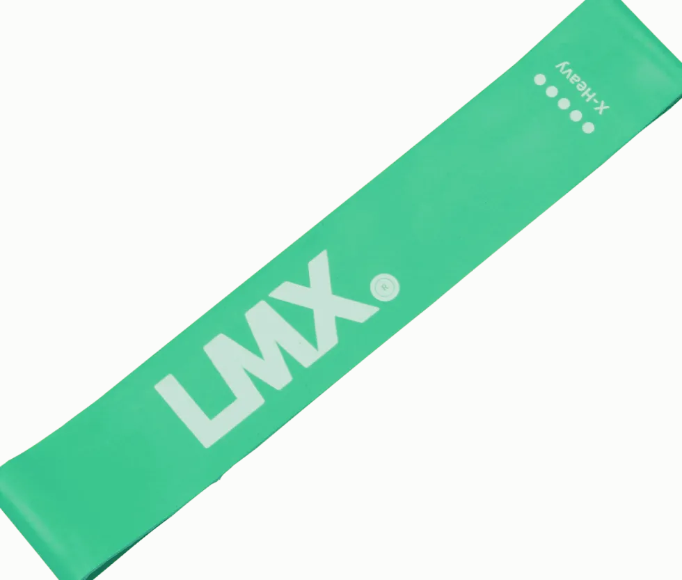 Lifemaxx LMX Mini Weerstandsband - Sterk - Blauw - 10 stuks