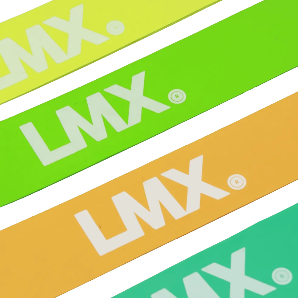 Lifemaxx LMX Mini Weerstandsband - Sterk - Blauw - 10 stuks