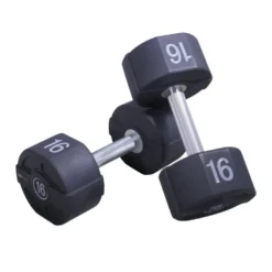 Lifemaxx Ronde PU Dumbbell Set - 2 x 10 kg