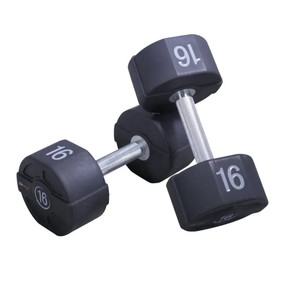 Lifemaxx Ronde PU Dumbbell Set - 2 x 7 kg