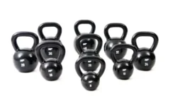 Muscle Power Gietijzeren Kettlebell - Zwart - 12 kg