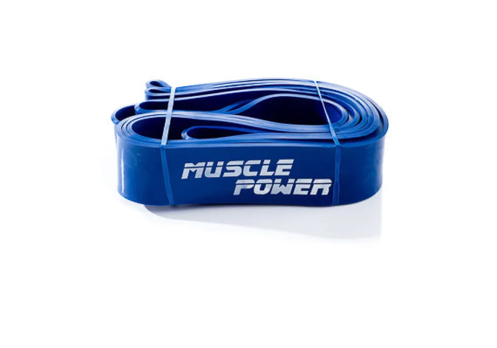 Muscle Power XL Power Band - Weertandsband - Blauw - Extra Heavy
