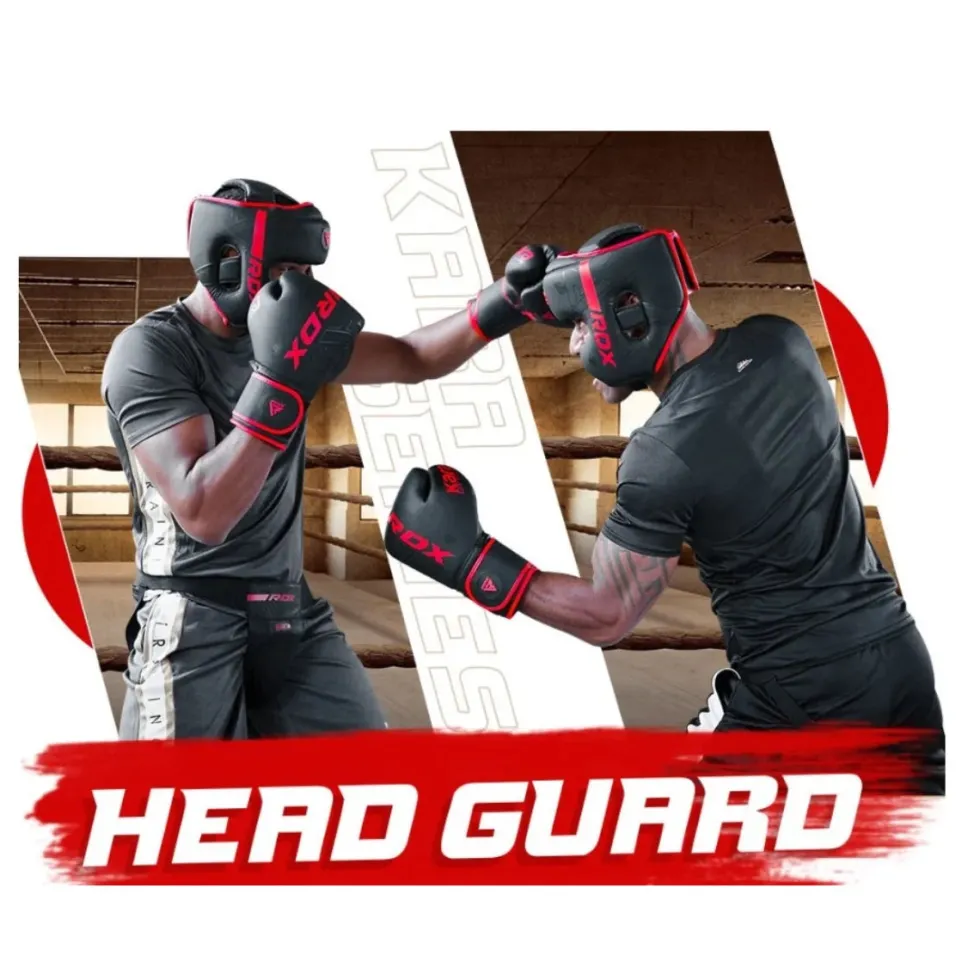 RDX Sports F6 Kara Hoofdbeschermer - Zwart