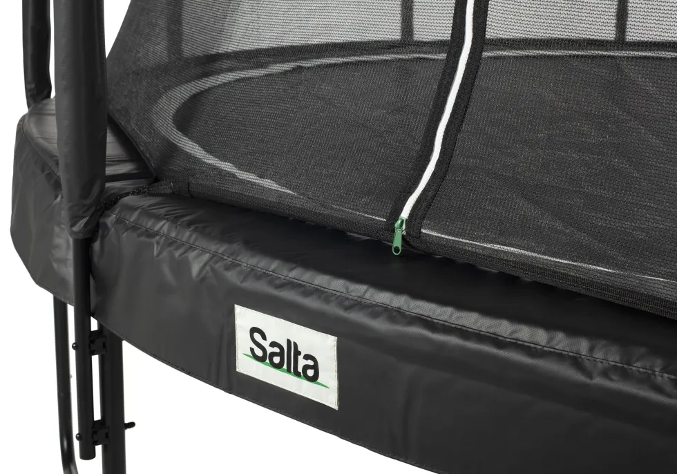 Salta Premium Edition Trampoline met Veiligheidsnet - Zwart - 251 cm