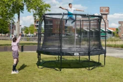 Salta Premium Edition Trampoline met Veiligheidsnet - Zwart - 396 cm