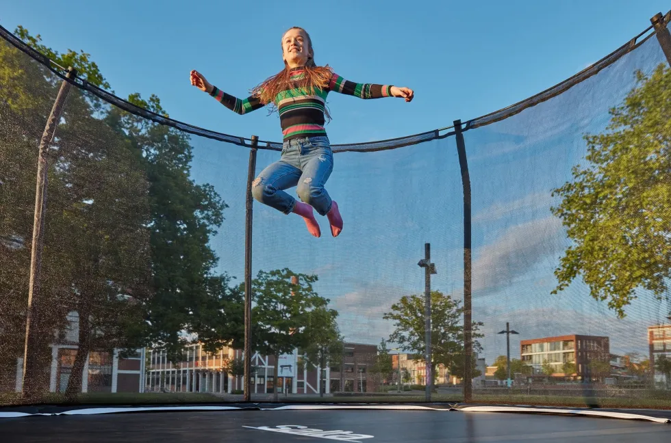 Salta Premium Edition Trampoline met Veiligheidsnet - Zwart - 396 cm