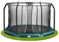 Salta Premium Ground Trampoline met Veiligheidsnet - 427 cm - Groen