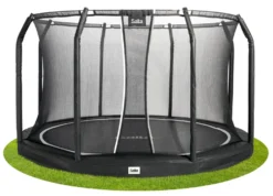 Salta Premium Ground Trampoline met Veiligheidsnet - 396 cm - Zwart