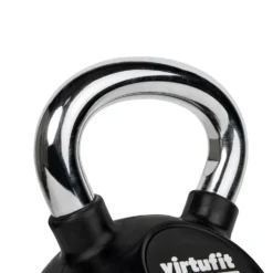 VirtuFit Kettlebell - Rubber/Chroom - 4 kg