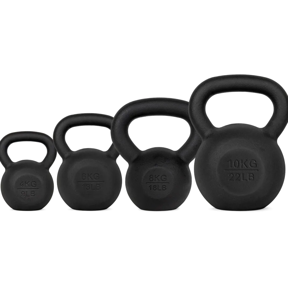 VirtuFit Kettlebell Set Gietijzer 4-6-8-10 kg