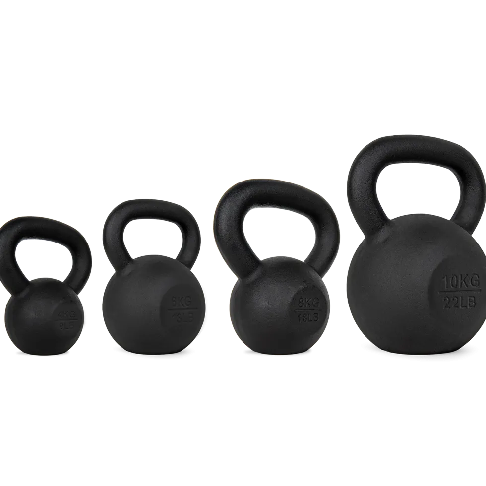 VirtuFit Kettlebell Set Gietijzer 4-6-8-10 kg