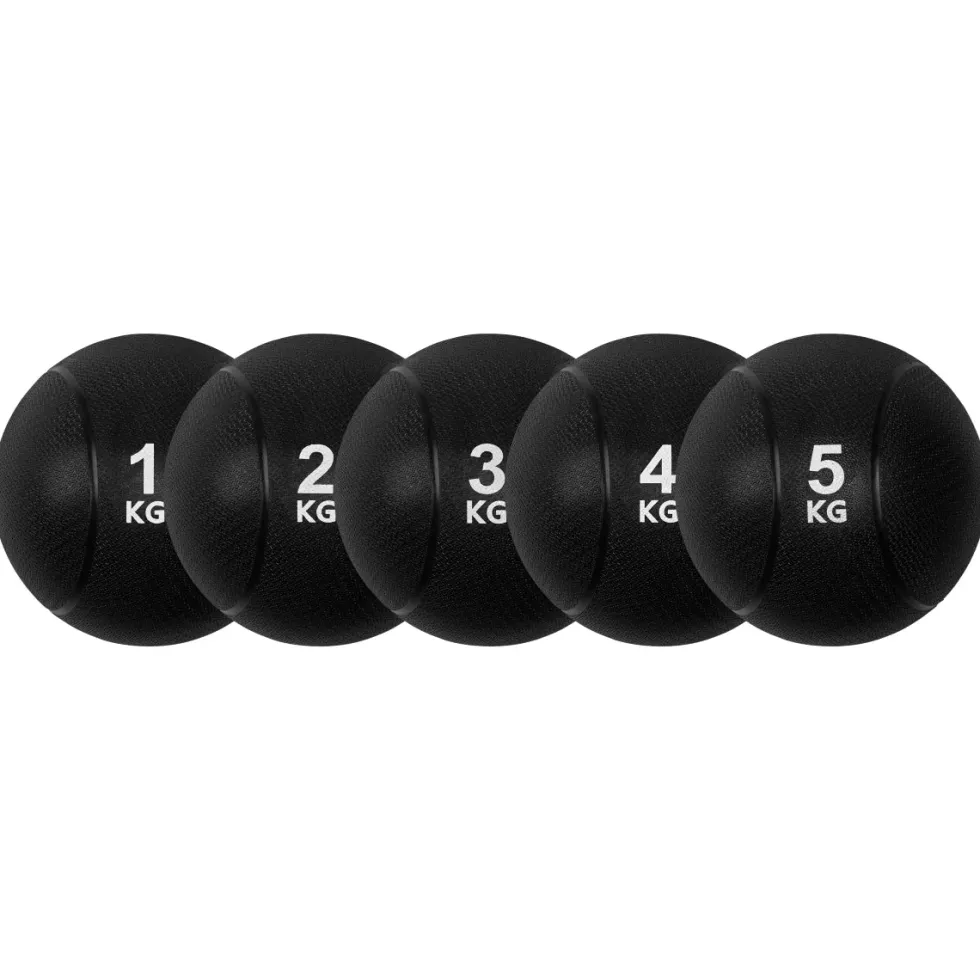 VirtuFit Medicijnbal Pro - Medicine Ball - 1 kg - Rubber - Zwart
