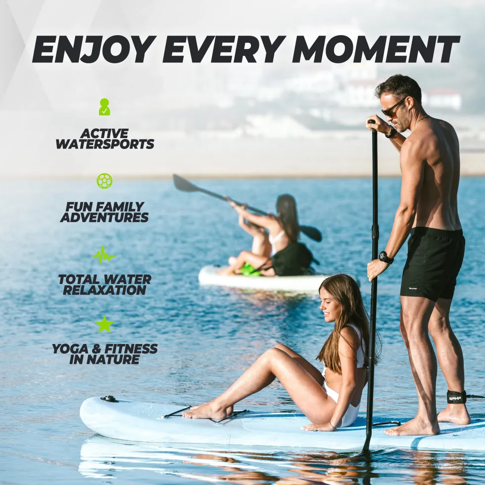 VirtuFit Supboard Cruiser 305 - Turquoise - Met Kajak zitje, accessoires en draagtas