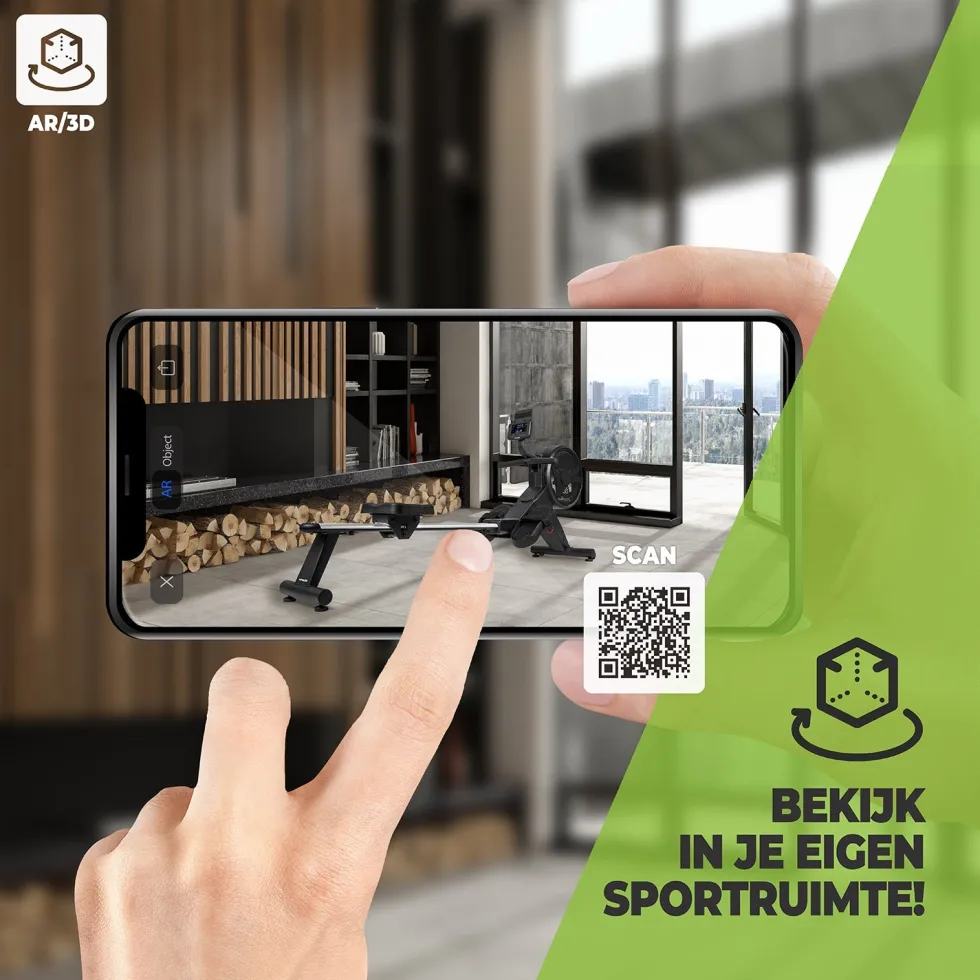 VirtuFit Ultimate Pro 2i Roeitrainer Bluetooth/ANT+